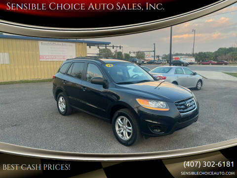 2010 Hyundai Santa Fe for sale at Sensible Choice Auto Sales, Inc. in Longwood FL