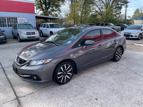 2015 Honda Civic for sale at Baton Rouge Auto Sales in Baton Rouge LA