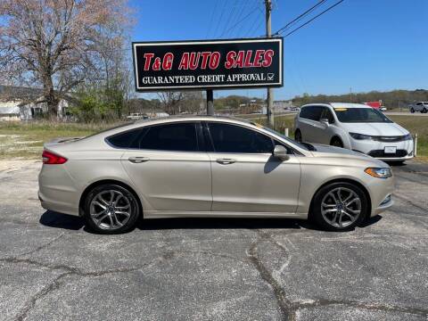 2017 Ford Fusion for sale at T & G Auto Sales in Florence AL