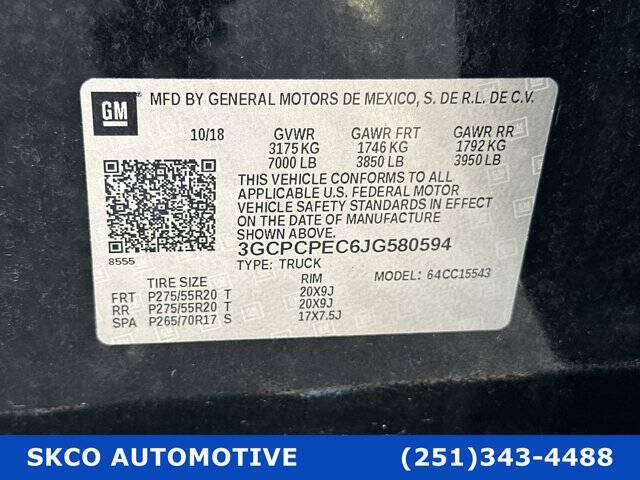 2018 Chevrolet Silverado 1500