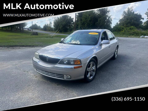 2002 Lincoln LS for sale at MLK Automotive in Winston Salem NC