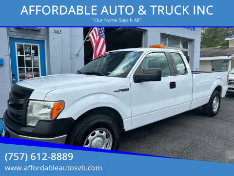 2014 Ford F-150 for sale at AFFORDABLE AUTO & TRUCK INC in Virginia Beach VA