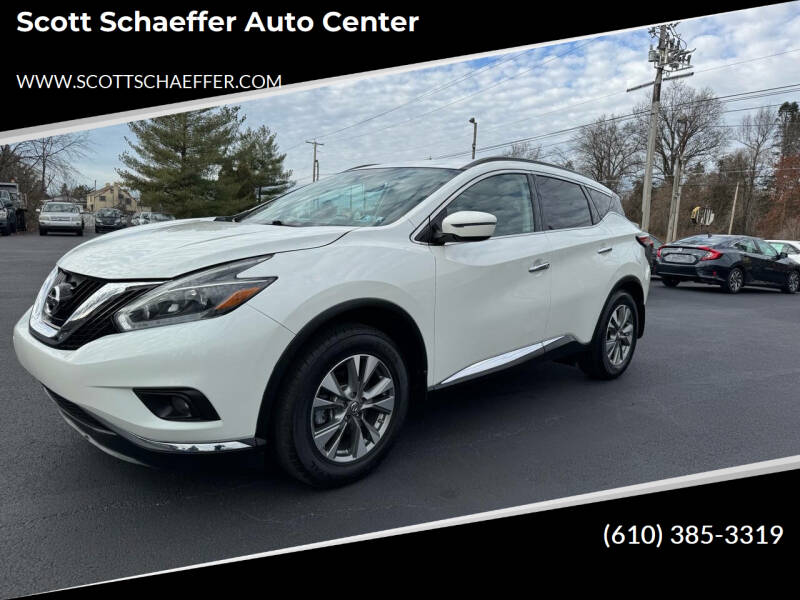 2018 Nissan Murano for sale at Scott Schaeffer Auto Center in Birdsboro PA