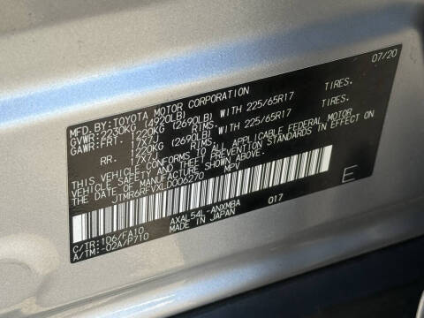 2020 Toyota RAV4 Hybrid XLE