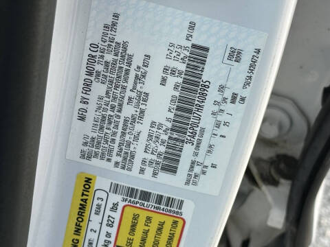 2017 Ford Fusion Hybrid SE