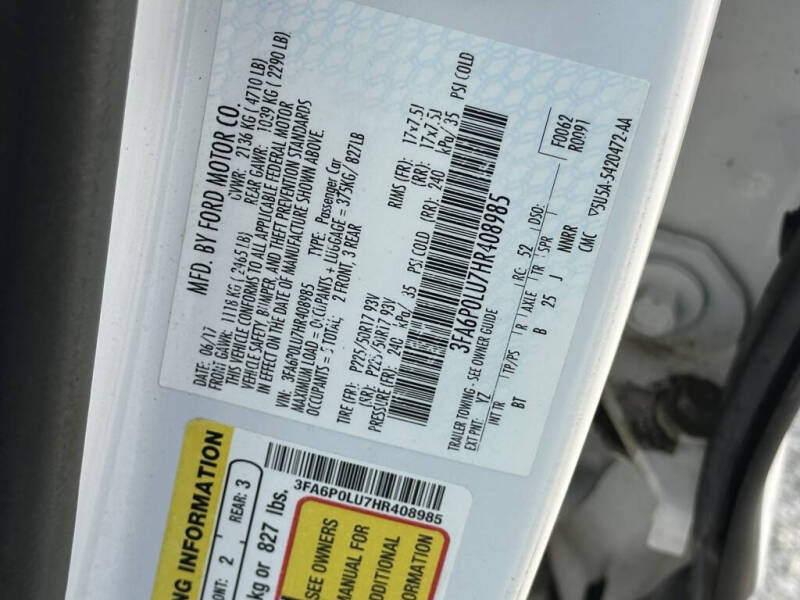 2017 Ford Fusion Hybrid SE