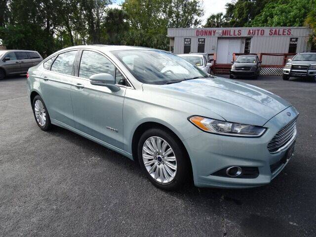 2014 Ford Fusion Hybrid for sale at DONNY MILLS AUTO SALES in Largo FL