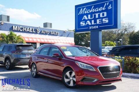 2016 Hyundai Sonata Hybrid for sale at Michael's Auto Sales Corp in Hollywood FL