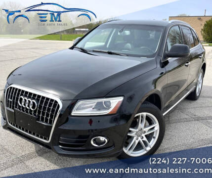 2015 Audi Q5 for sale at E and M Auto Sales in Elgin IL