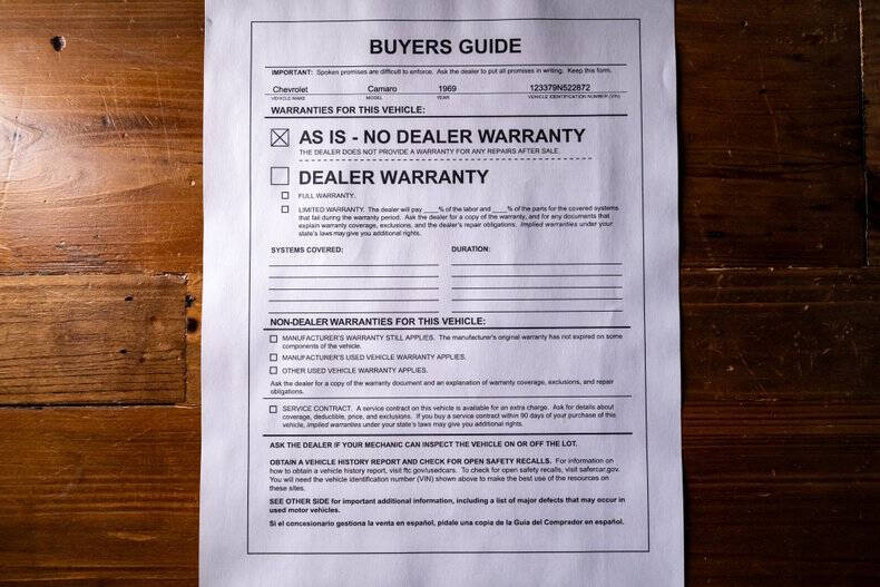 1969 Chevrolet Camaro