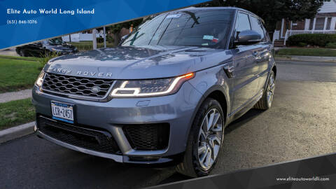 2019 Land Rover Range Rover Sport for sale at Elite Auto World Long Island in East Meadow NY