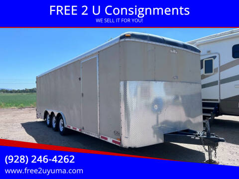 2008 Enclosed Trailer for sale at FREE 2 U Consignments in Yuma AZ