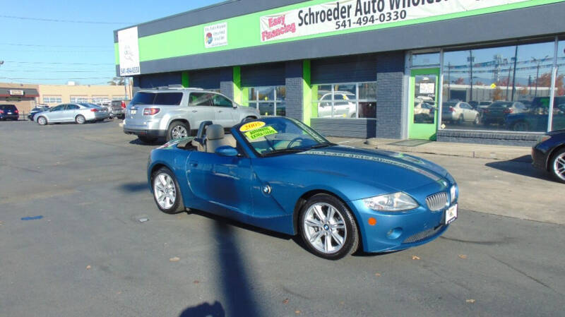 2005 BMW Z4 for sale at Schroeder Auto Wholesale in Medford OR