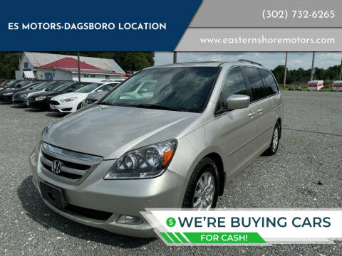 2005 Honda Odyssey for sale at ES Motors-DAGSBORO location in Dagsboro DE