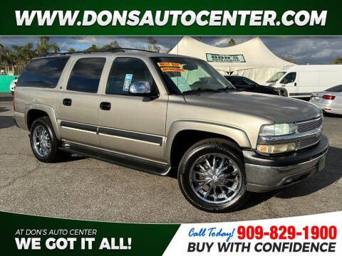 2002 Chevrolet Suburban for sale at Dons Auto Center in Fontana CA