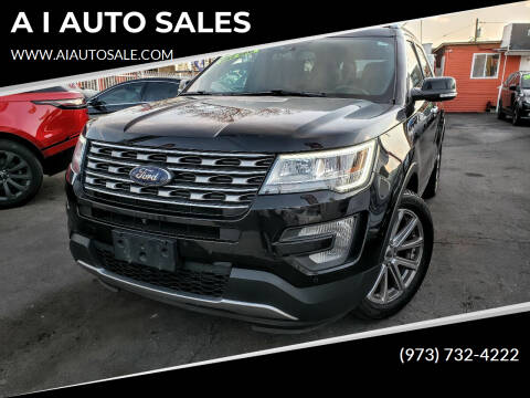2017 Ford Explorer for sale at A I AUTO SALES in Newark NJ