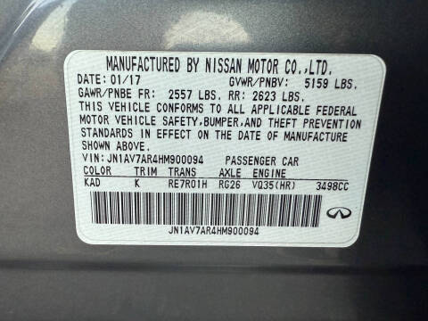 2017 Infiniti Q50 Hybrid Premium