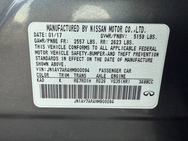 2017 Infiniti Q50 Hybrid Premium