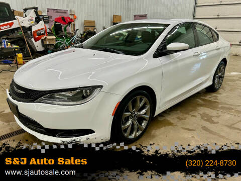 2016 Chrysler 200 for sale at S&J Auto Sales in South Haven MN