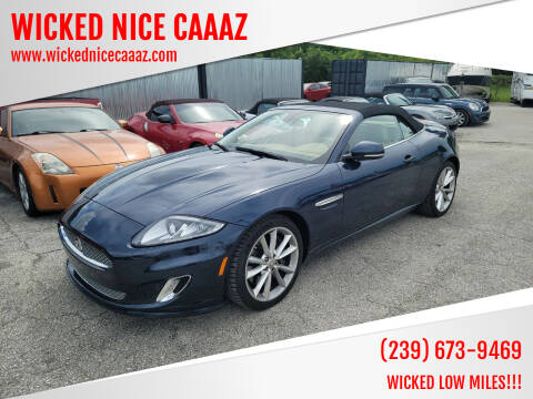 2014 Jaguar XK for sale at WICKED NICE CAAAZ in Cape Coral FL