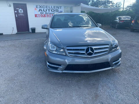 2012 Mercedes-Benz C-Class for sale at Excellent Autos of Orlando in Orlando FL