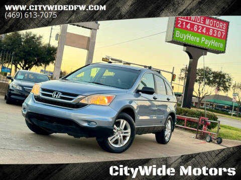 2011 Honda CR-V for sale at CityWide Motors in Garland TX