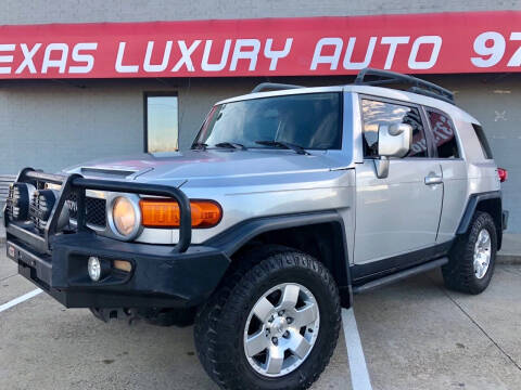 2007 Toyota FJ Cruiser for sale at Texas Luxury Auto in Cedar Hill TX