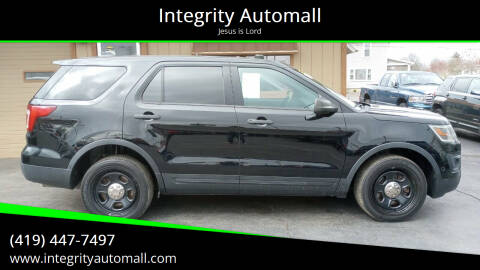 2016 Ford Explorer for sale at Integrity Automall in Tiffin OH