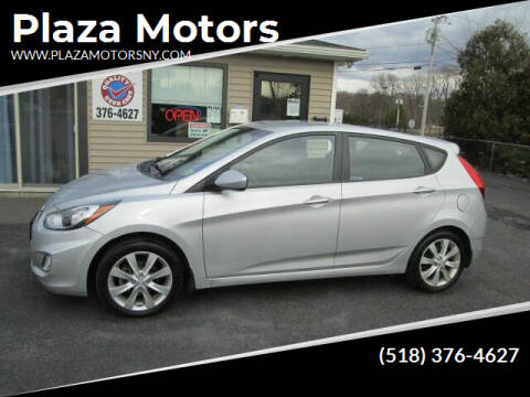 2012 Hyundai Accent for sale at Plaza Motors in Rensselaer NY