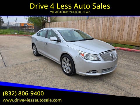2012 Buick LaCrosse for sale at Drive 4 Less Auto Sales in Houston TX