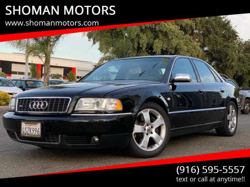 2001 Audi S8 for sale at SHOMAN AUTO GROUP in Davis CA