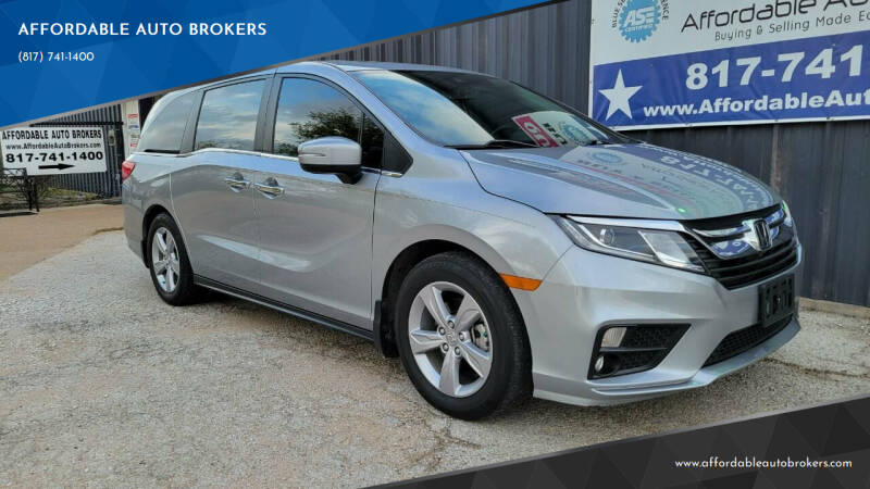 2019 Honda Odyssey for sale at AFFORDABLE AUTO BROKERS in Keller TX