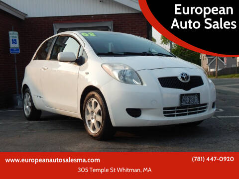 2007 Toyota Yaris for sale at European Auto Sales in Whitman MA