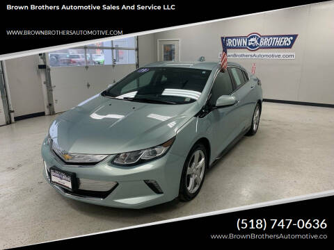 2019 Chevrolet Volt for sale at Brown Brothers Automotive Sales And Service LLC in Hudson Falls NY