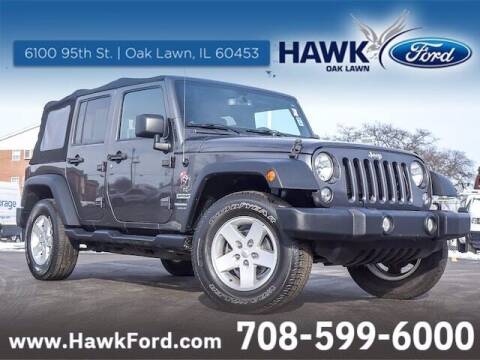 2018 Jeep Wrangler JK Unlimited for sale at Hawk Ford of Oak Lawn in Oak Lawn IL