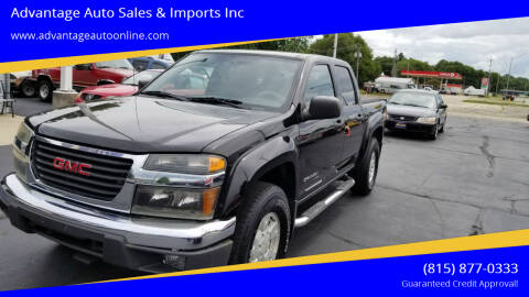 2005 GMC Canyon for sale at Advantage Auto Sales & Imports Inc in Loves Park IL