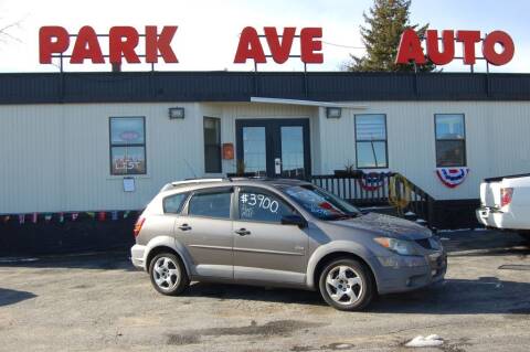 2003 Pontiac Vibe for sale at Park Ave Auto Inc. in Worcester MA