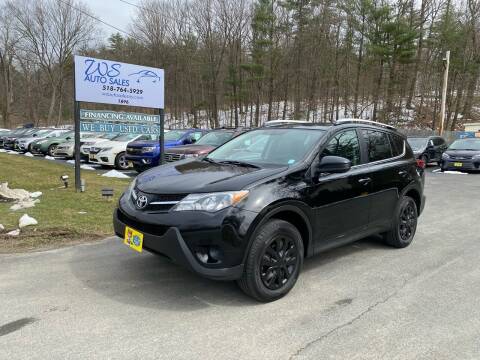 2013 Toyota RAV4 for sale at WS Auto Sales in Castleton On Hudson NY
