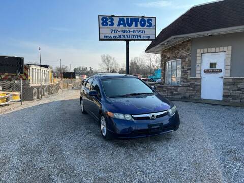 2008 Honda Civic for sale at 83 Autos in York PA