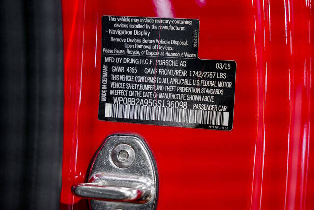 2016 Porsche 911 Targa 4 GTS