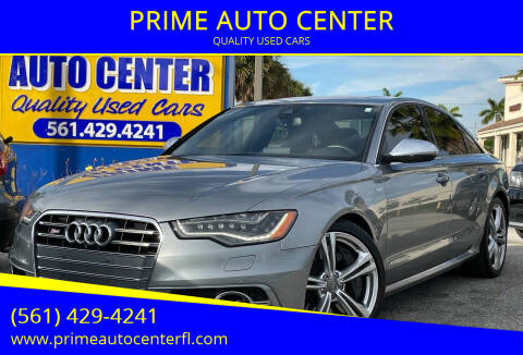 2014 Audi S6 for sale at PRIME AUTO CENTER in Palm Springs FL