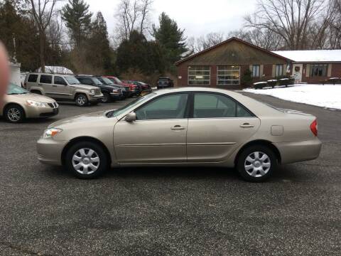 2004 Toyota Camry for sale at Lou Rivers Used Cars in Palmer MA