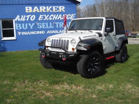 2008 Jeep Wrangler for sale at BARKER AUTO EXCHANGE in Spencer IN