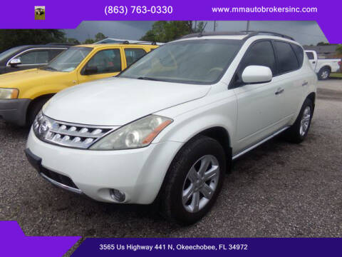 2007 Nissan Murano for sale at M & M AUTO BROKERS INC in Okeechobee FL