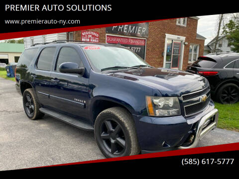 2009 Chevrolet Tahoe for sale at PREMIER AUTO SOLUTIONS in Spencerport NY