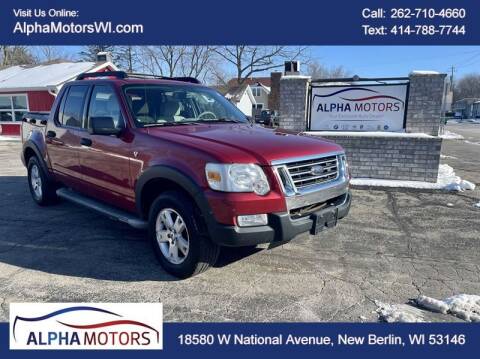 2007 Ford Explorer Sport Trac for sale at Alpha Motors in New Berlin WI