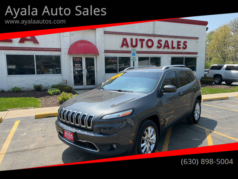 2016 Jeep Cherokee for sale at Ayala Auto Sales in Aurora IL
