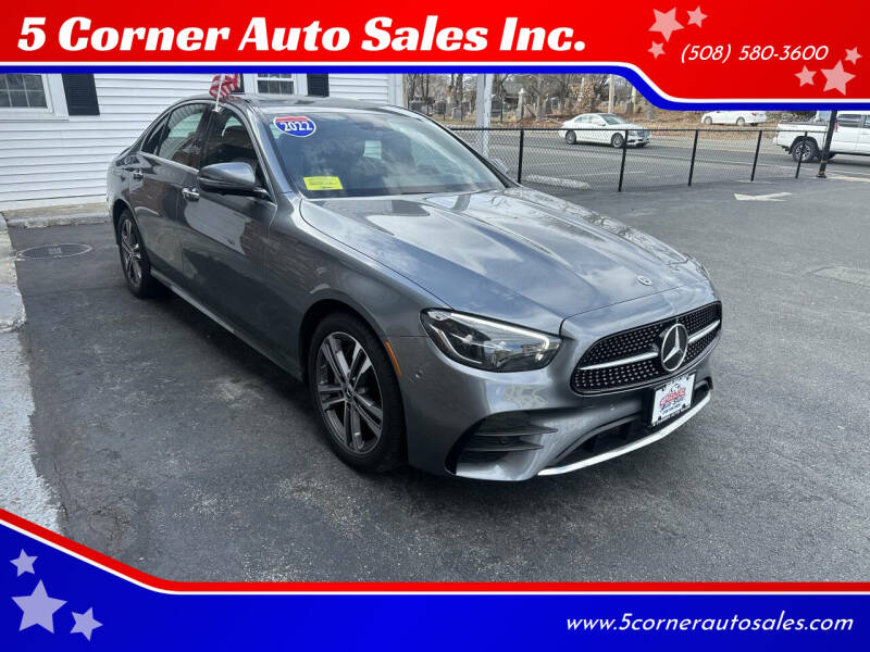 2022 Mercedes-Benz E-Class for sale at 5 Corner Auto Sales Inc. in Brockton MA