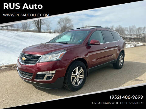 2017 Chevrolet Traverse for sale at RUS Auto in Shakopee MN