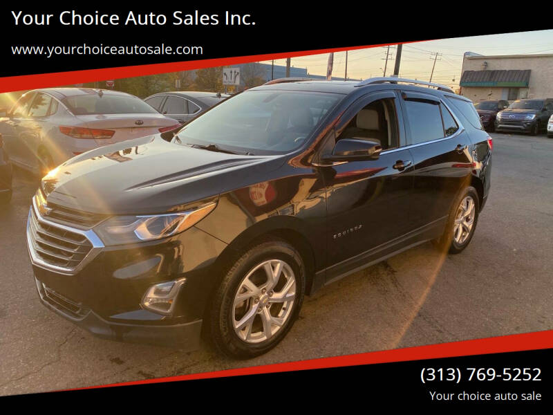 2018 Chevrolet Equinox for sale at Your Choice Auto Sales Inc. in Dearborn MI